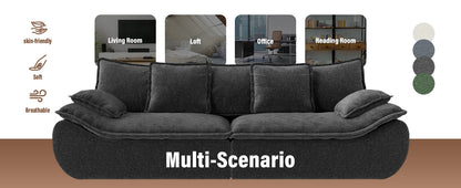 Ultra-Plush Deep Seat Cloud Loveseat – Modern Cozy Sofa with Memory Foam Comfort