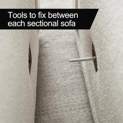 Luxury Modern Modular Bouclé Sectional Sofa – Flexible Layout, Deep Comfort & Stylish Design