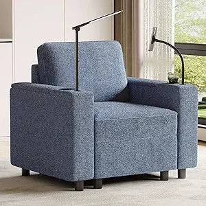 Smart Modular Cloud Sectional Sofa with Storage, Power Grommets, Cup Holders & Customizable Layout