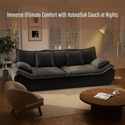 Ultra-Plush Deep Seat Cloud Loveseat – Modern Cozy Sofa with Memory Foam Comfort
